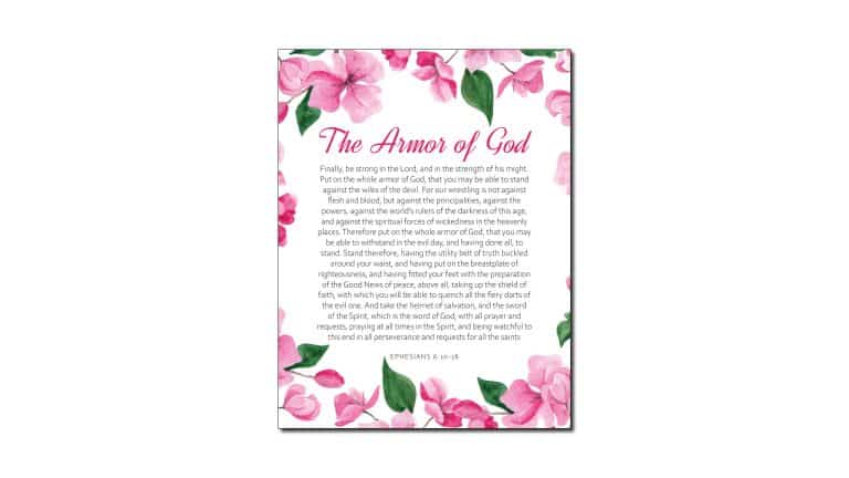 Armor of God (Printable Wall Art)