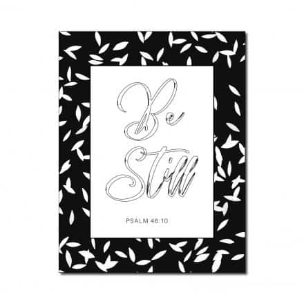 Be Still (Printable Coloring Page) - My Printable Faith