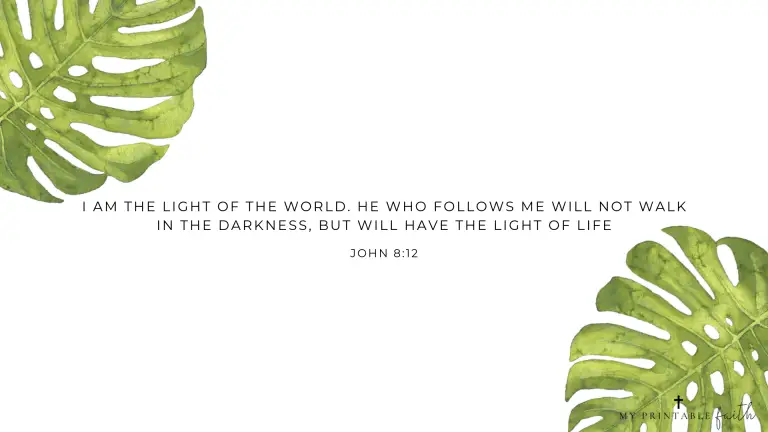 John 8:12 – FREE Desktop Wallpaper