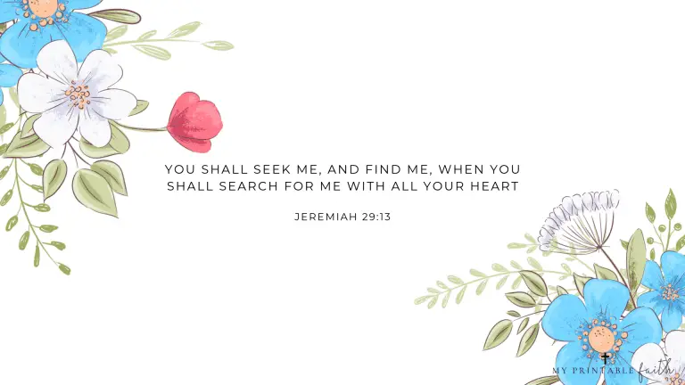 Jeremiah 29:13 – FREE Desktop Wallpaper