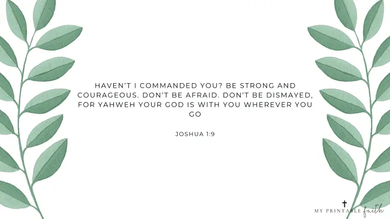 Joshua 1:9 – FREE Desktop Wallpaper