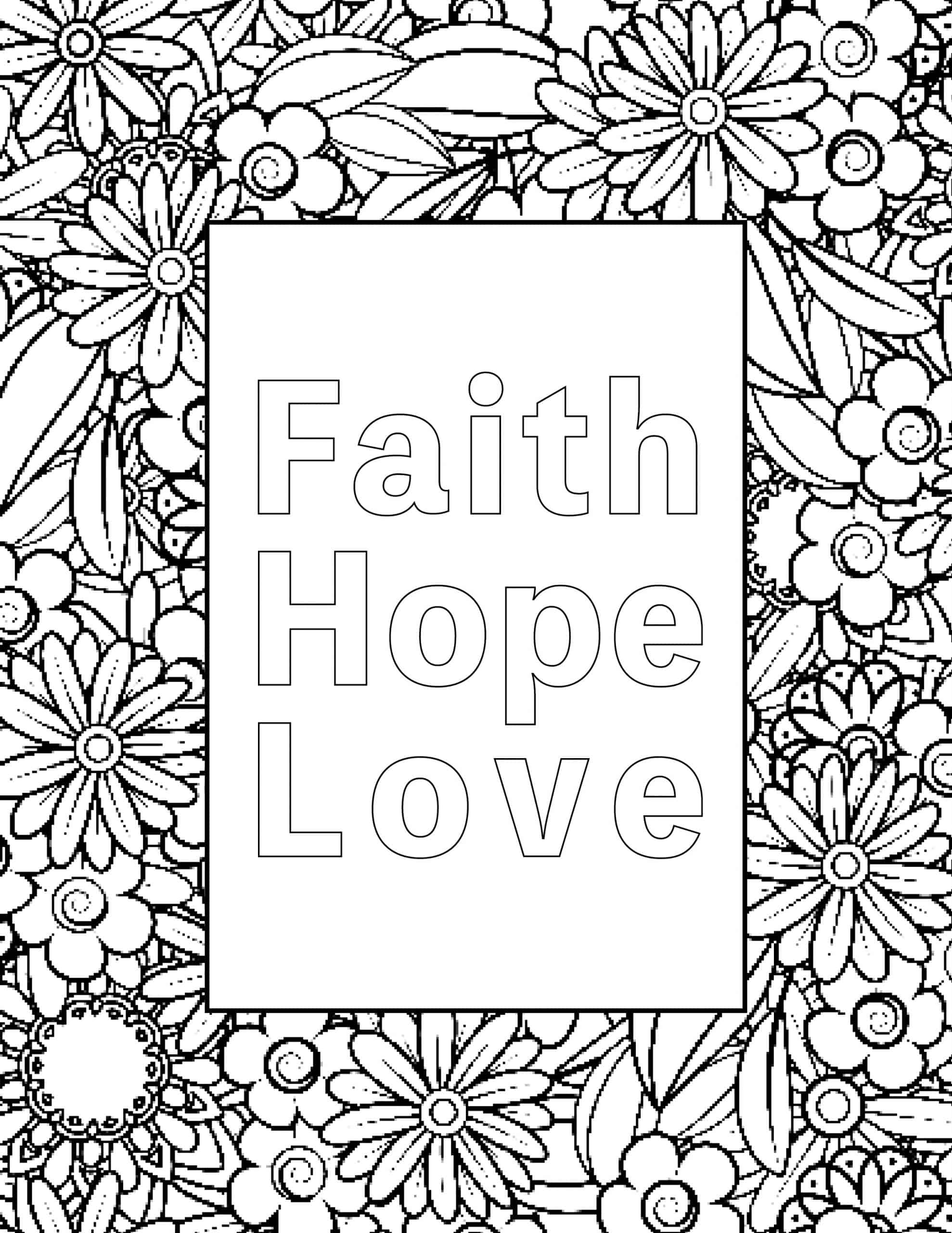 Love Bible Verse Coloring Pages
