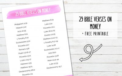 29 Bible Verses About Money - My Printable Faith