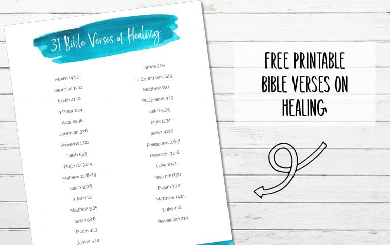 31 Bible Verses on Healing
