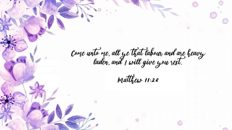 Matthew 11:28 – FREE Desktop Wallpaper