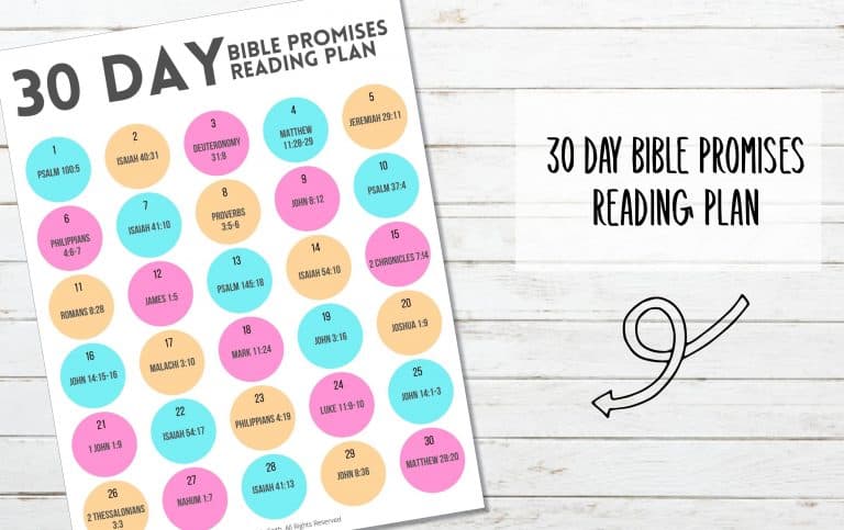 30 Day Bible Promises Reading Plan