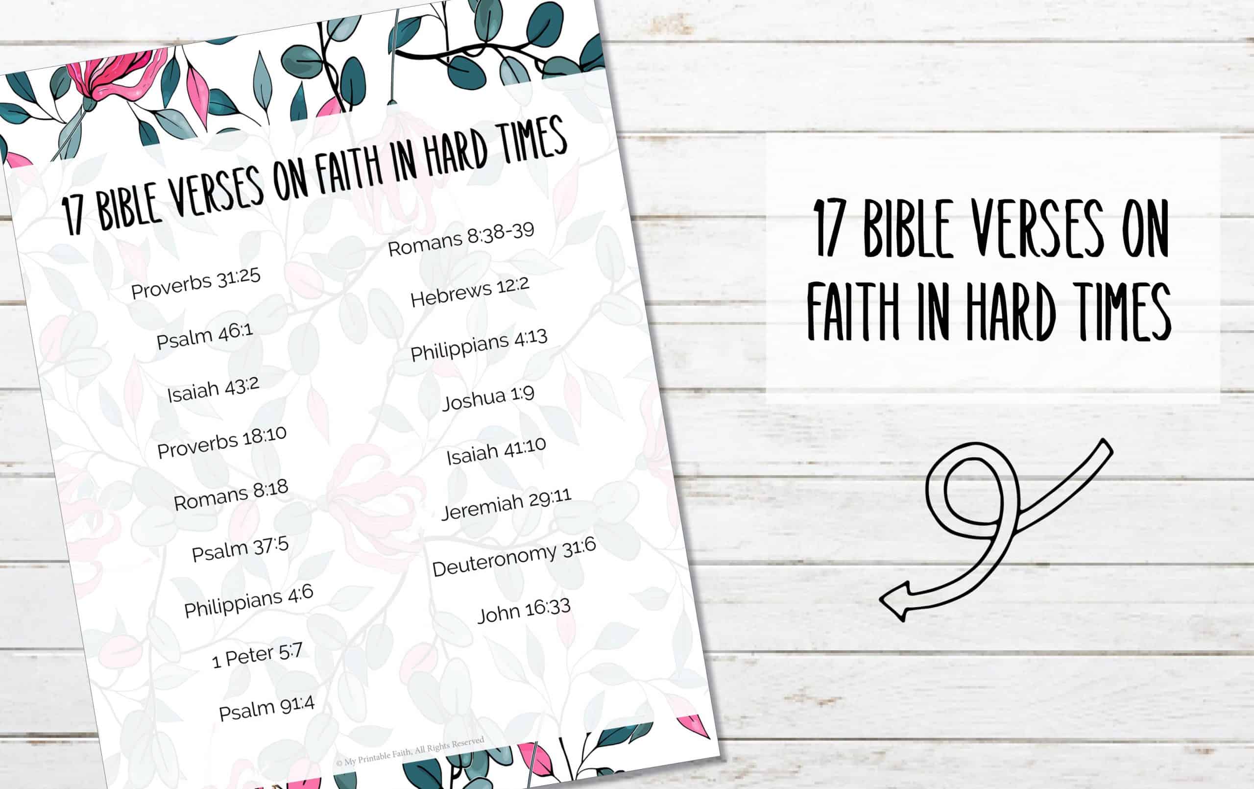 Bible Verses on Faith in Hard Times
