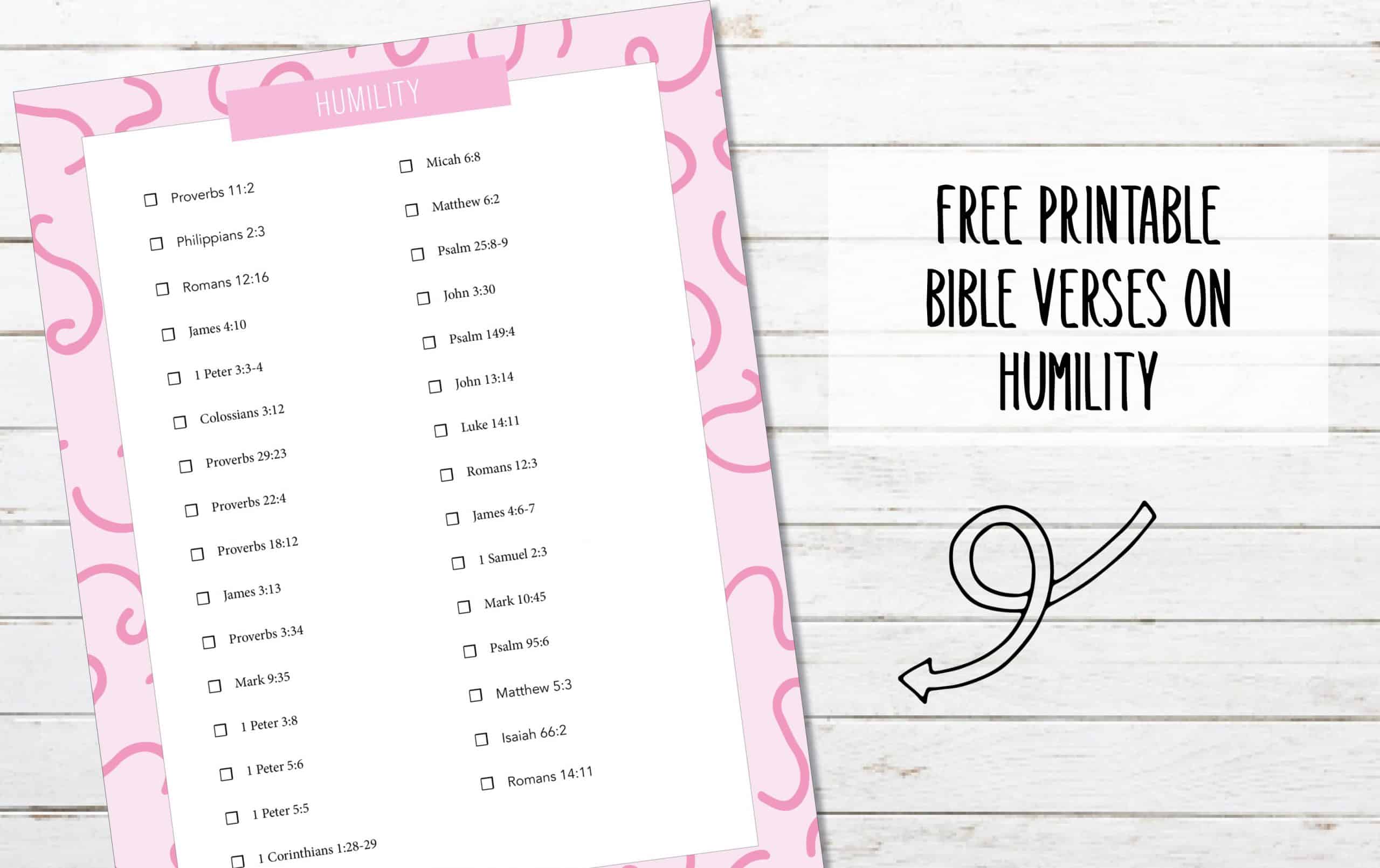31 Bible Verses on Humility {Plus FREE Printable Bible Reading Plan}