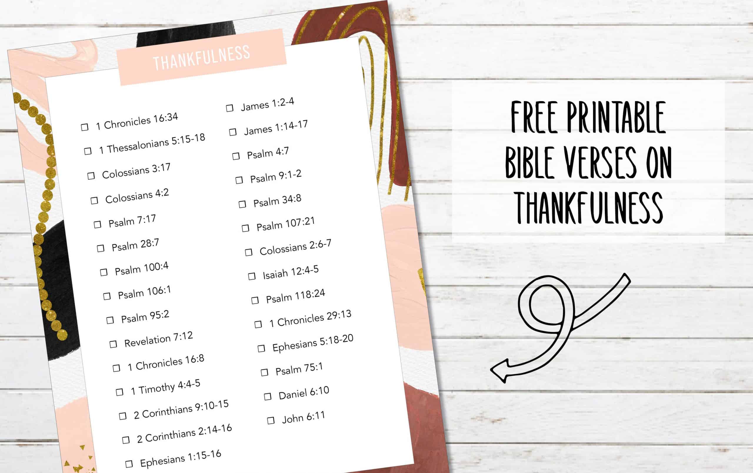 29 Bible Verses on Thankfulness {Plus FREE Printable Bible Reading Plan}