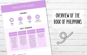main image of printable overview of book of philippians