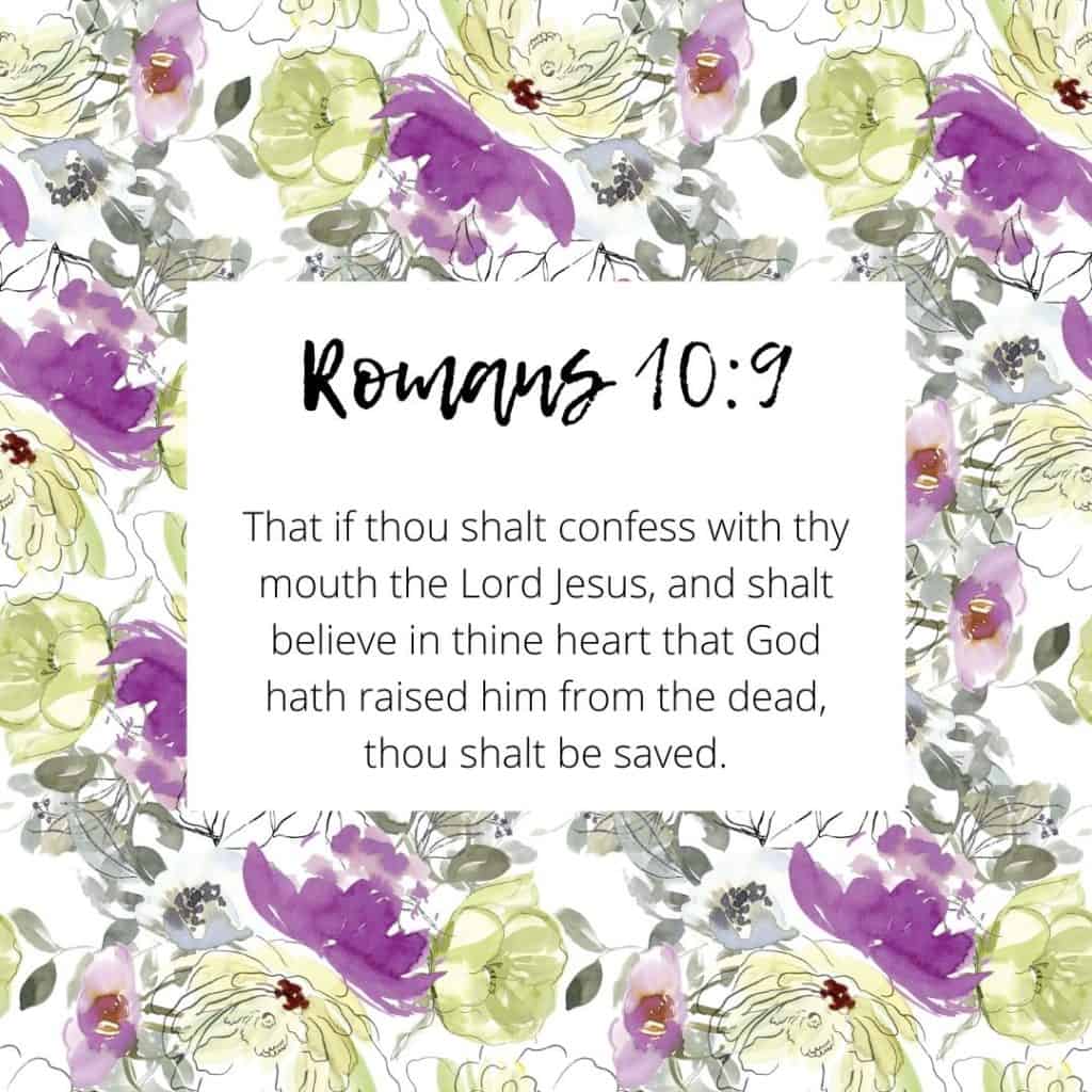 Romans 10:9 Bible Verse