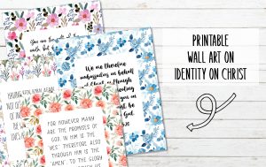 Picture of Printable Wall Art on Identity in Christ