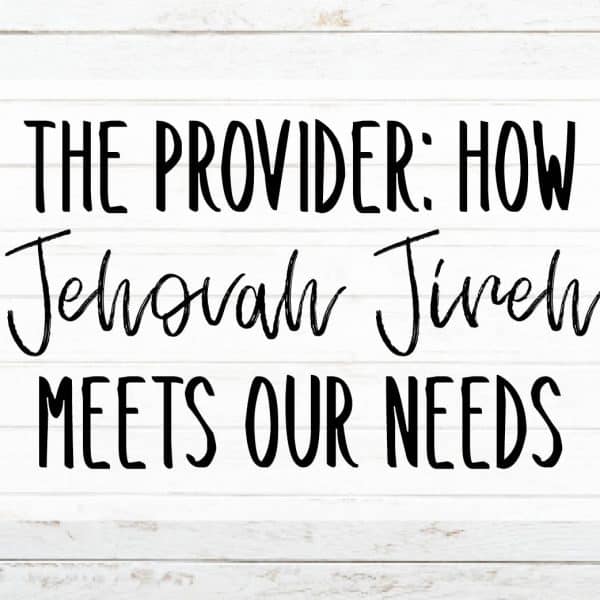 The Provider: How Jehovah Jireh meets our needs