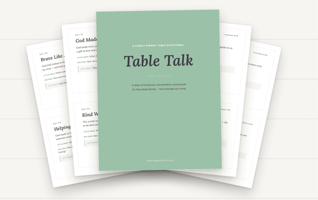 Table Talk: A Free 2-Week Family Dinner Devotional