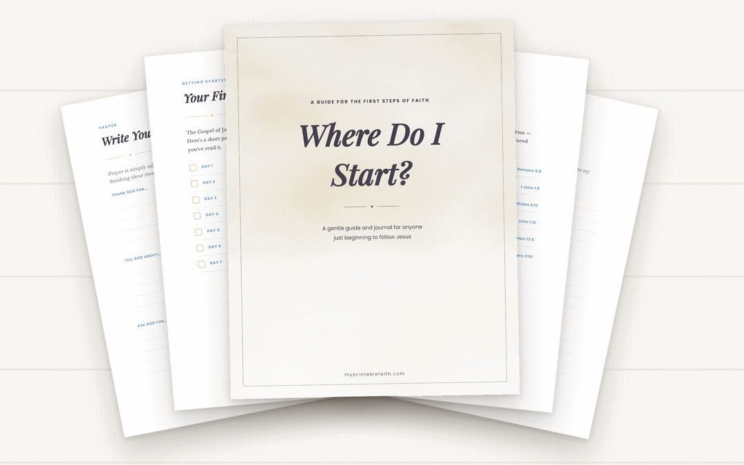 Where Do I Start? A FREE Guide & Journal for Beginners